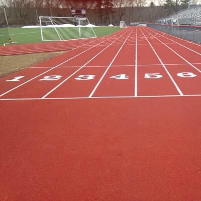 Delaware Valley Regional High School Track and Field Running Lanes