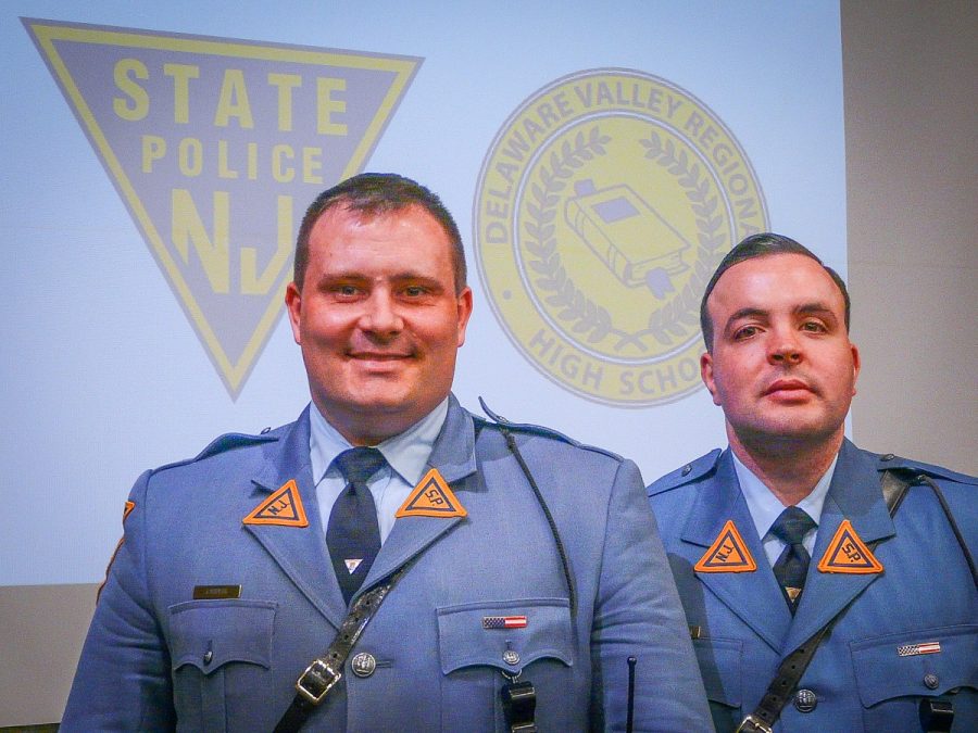 Troopers Joe Seidler and Mike Guenther lead powerful anti-drug assembly