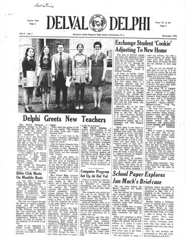 The cover of the November 1972 issue of The Delphi