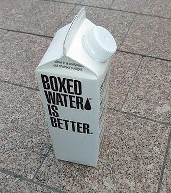 Each box of Boxed Water is Better is 75% paper and is 100% recyclable.