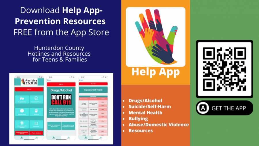Scan the QR code above to download the Help App-Prevention Resources to your Apple or Android device.