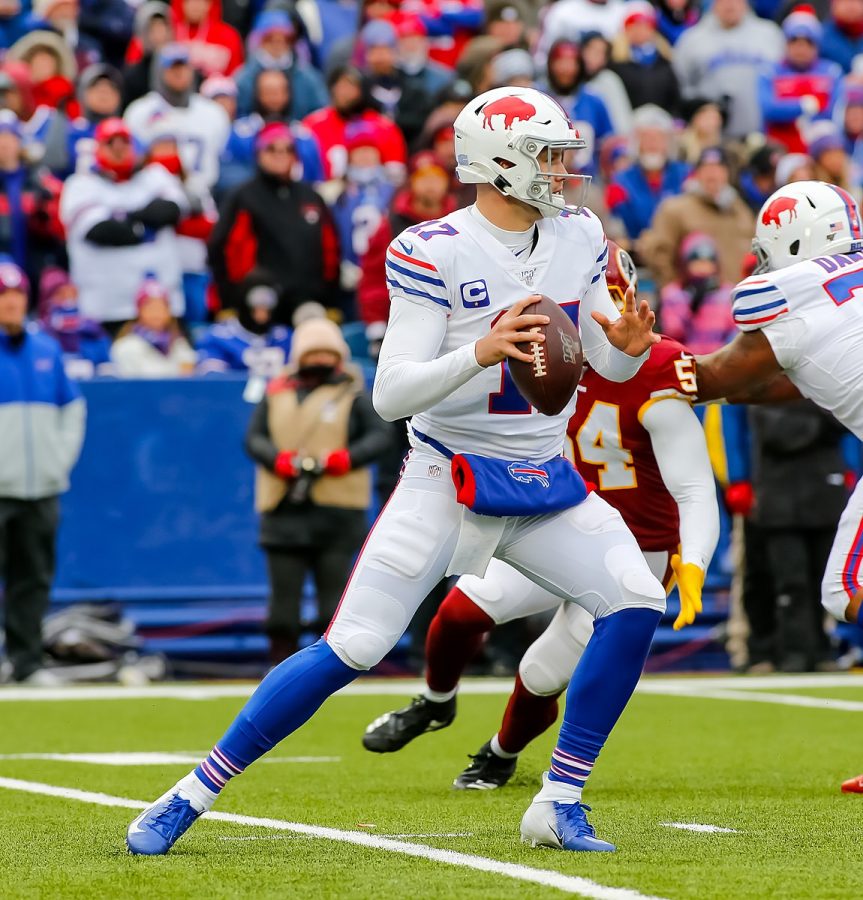 Josh Allen hopes to upset the Chiefs and make his first trip to the Super Bowl.