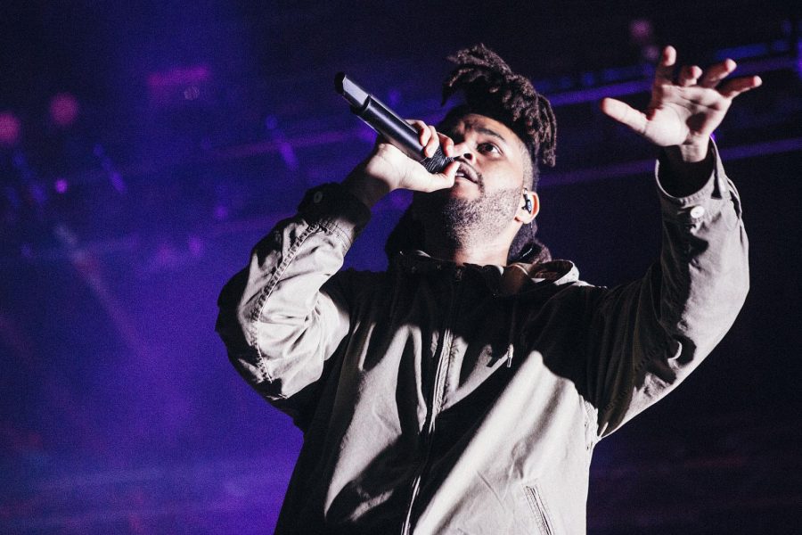 The Weeknd performing in 2015.