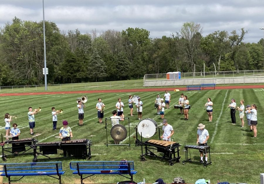 The 2021 Golden Regiment Marching Band is small but mighty according to director Mr. Hayden.