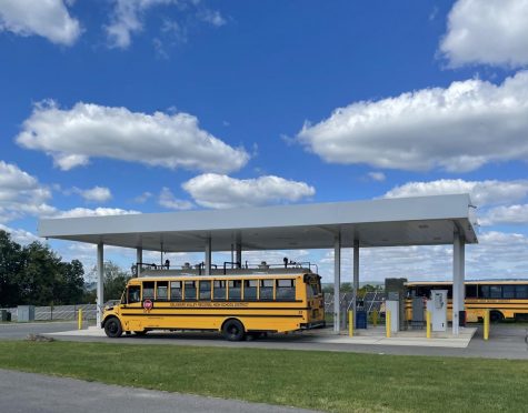 Del Vals bus garage has plenty of busses, but the school is in need of drivers.