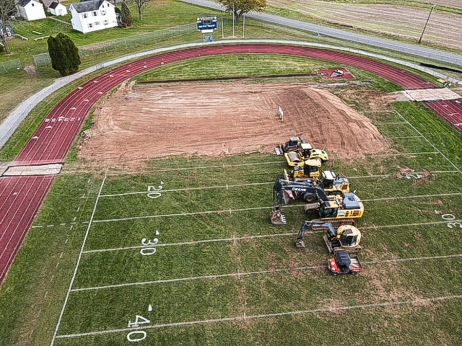 Tap Webb Memorial Field is being updated to a turf field for the 2022 athletic season.
