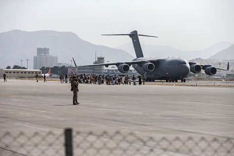 Evacuees fled to Hamid Karzai International Airport in Kabul, Afghanistan as the Taliban began taking control of the country.