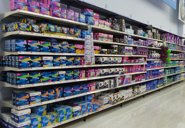 There are plenty of feminine products on the shelf, but women pay more for them than they should have to.