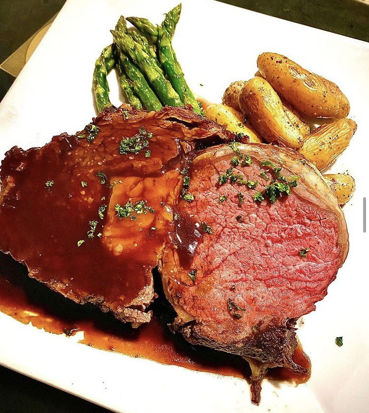 The Prime Rib Special is one of the most popular weekly deals at the Pattenburg House.