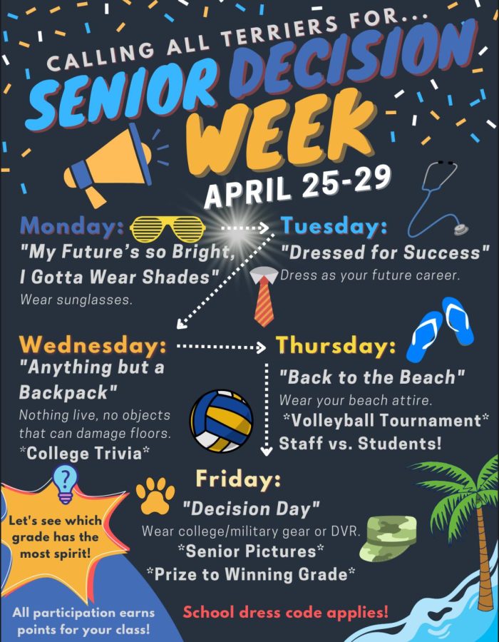 Del Val's first annual Senior Decision Week will take place from April 25-April 29.