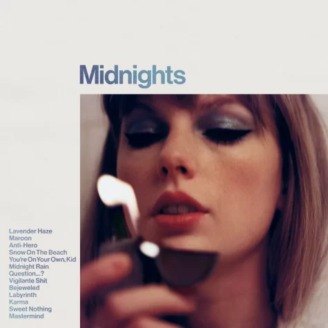 Cover for Taylor Swifts Midnights.