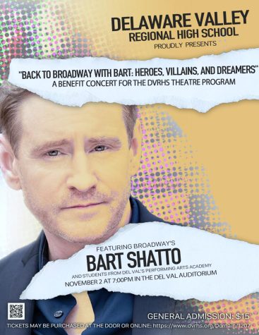 Broadways Bart Shatto will take the stage with Del Val students as part of a fundraiser.