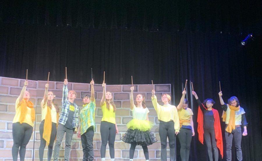 The cast of 'Puffs' came together to put on an amazing performance Saturday night.