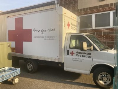 The American Red Cross will arrive early on Wednesday Nov 16 to set up for this fall's blood drive.