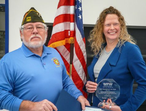 Esposito is the first Del Val teacher to win this VFW award.