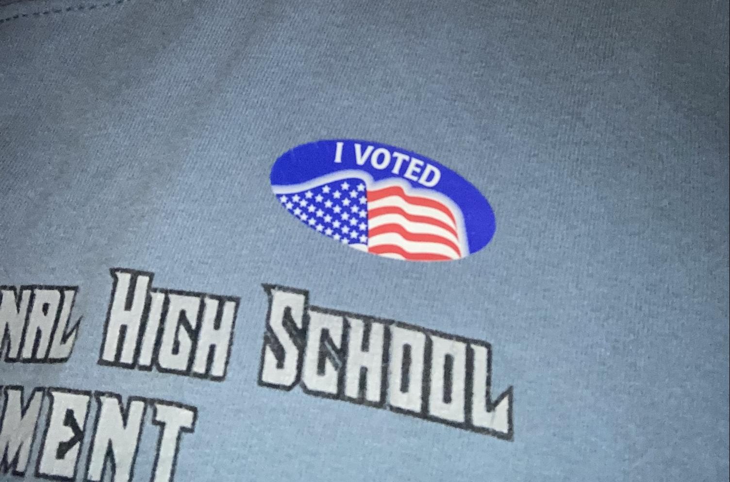Voters around the country proudly wear their I Voted stickers after exercising their American right to vote.