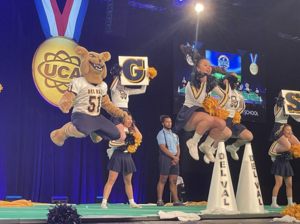 Del Val Cheer competing at Nationals in 2023.
