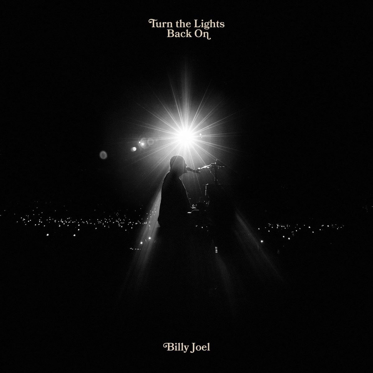 Album art for Billy Joel’s new single “Turn the Lights Back On.”