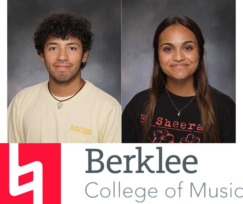 Del Val is thrilled to see two of its students going to one of the best music schools in America.