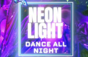 The poster advertising Del Val's 2024 homecoming with the theme "Neon Light." (Poster via Student Council)