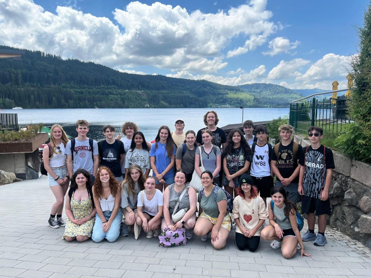 Del Val's German Exchange Program students enjoyed their opportunity to visit the country after hosting exchange students of their own last October (Photo via Ben McPherson).