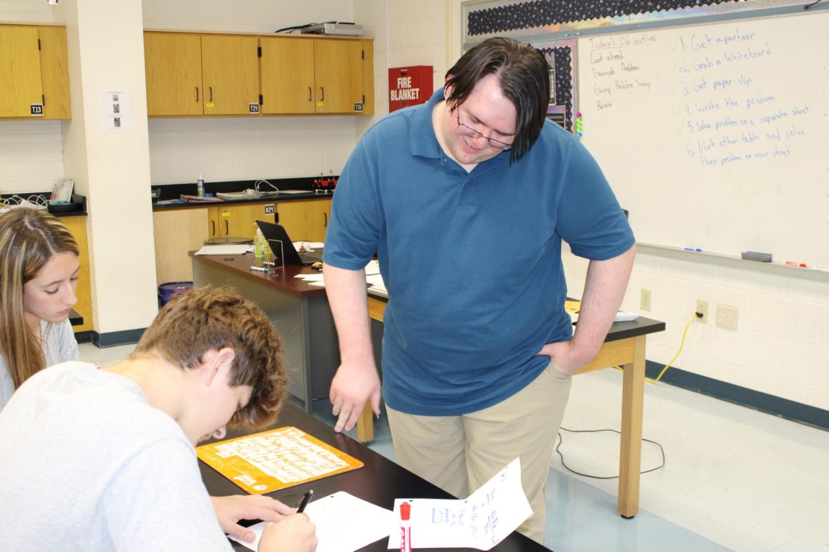 Sean Johnson, an alumnus of Del Val, had returned to his high school, not as a student, but now as a teacher.