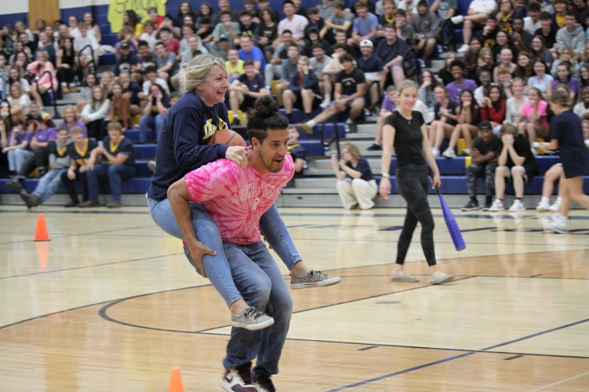 On Sept. 13, Del Val Terriers came together in the Hutch Gym to celebrate the Fall pep rally and first home football game. The team prepared to face off against Bernards, their biggest rival.