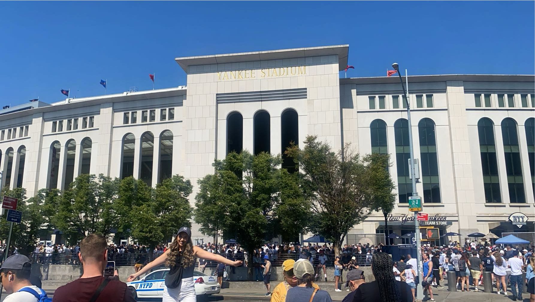 View of Yankee stadium. Home of one of the most valuable franchises of all time. And home to one of the highest paid MLB players Aaron Judge.