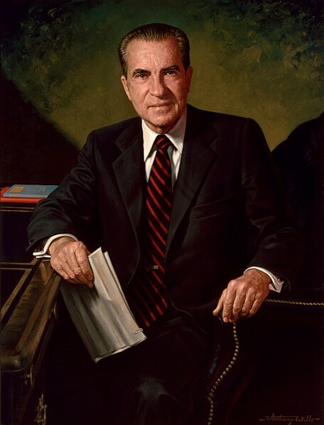 Former President, Richard Nixon (photo via Wikimedia Commons).