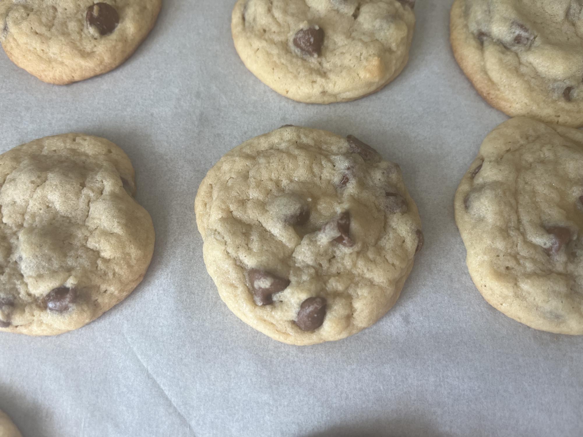 The final product of JoyFoodSunshine's chocolate chip cookie recipe.