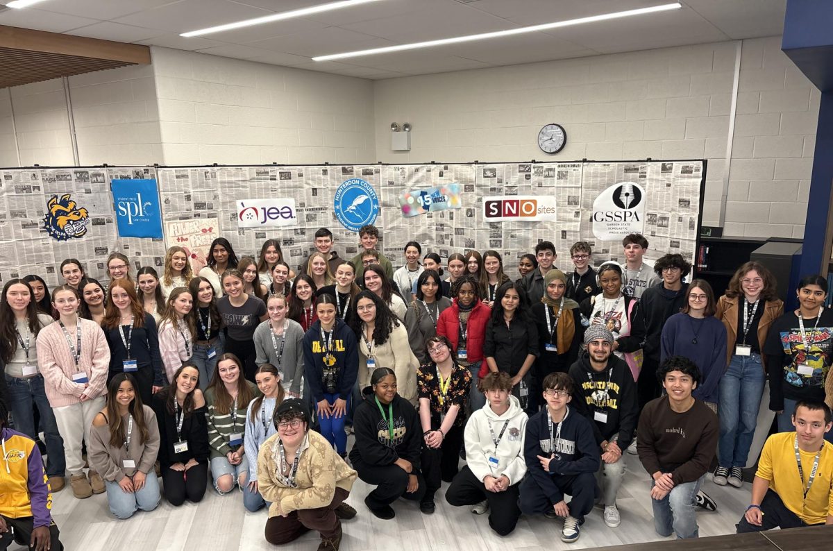 The Hunterdon County Student Media Convention hosted 15 guest speakers and over 70 students from four different New Jersey high schools.