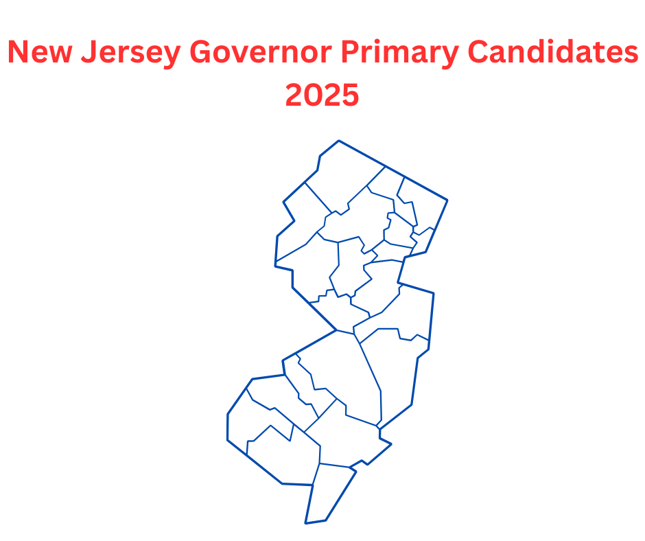 The New Jersey Primary is started. Look below to get to know the candidates.