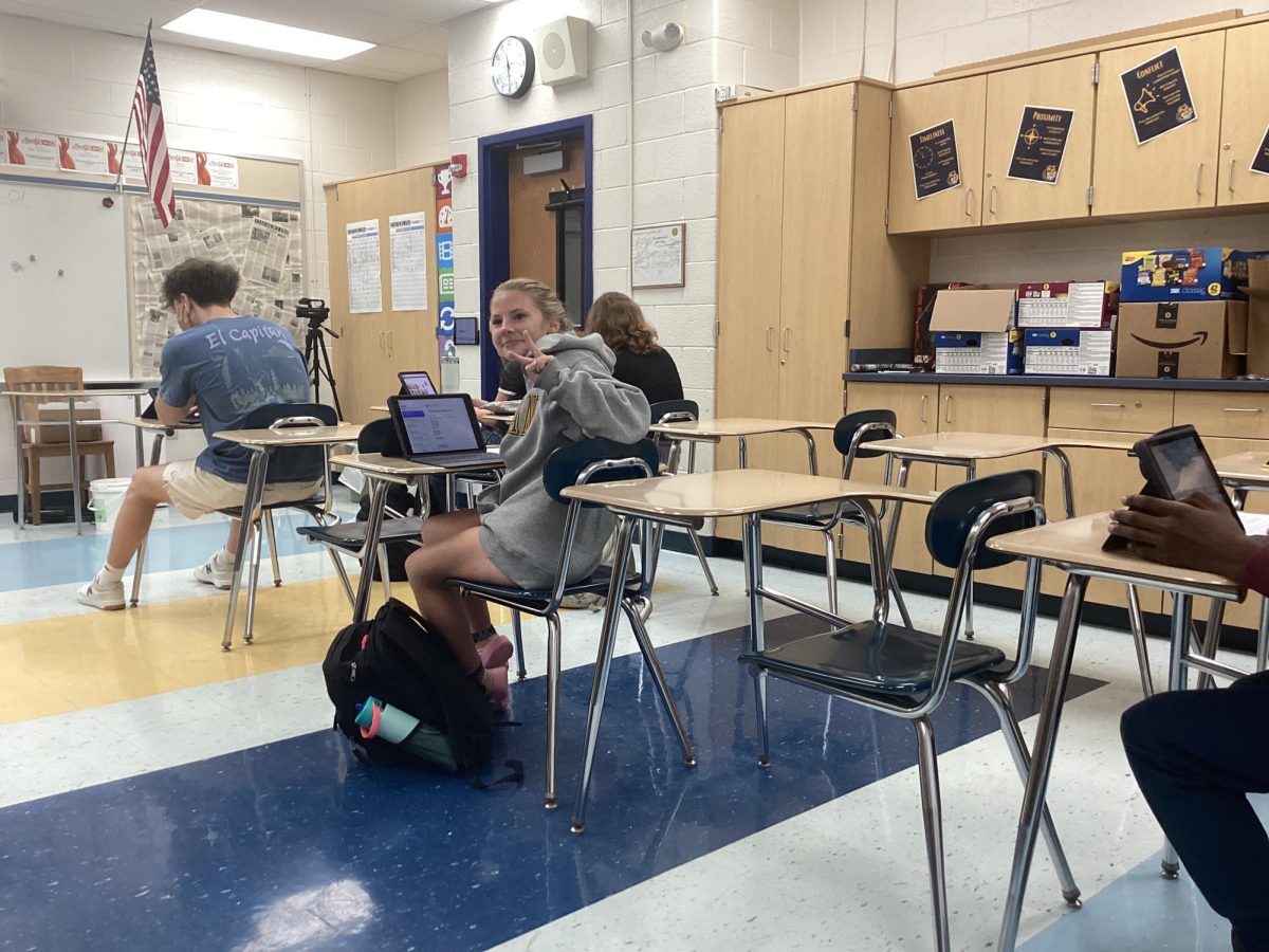 Maggie Davis, Junior, role model debate team member.