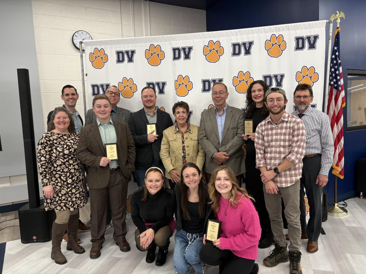 All the inductees pose together for a photo. Everyone greatly appreciated the opportunity to be recognized for the arts. 