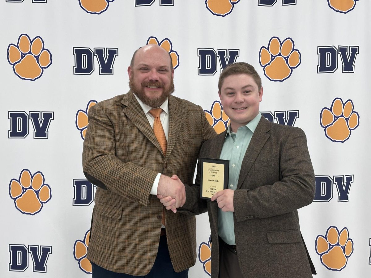 Del Val alum, Connor Mills, was nominated for the Arts Hall of Fame by Billy Gregson. Mills was involved with TV Media during his time at Del Val. Although Mills now works in broadcast journalism, he regularly visits Del Val to share his expertise. 