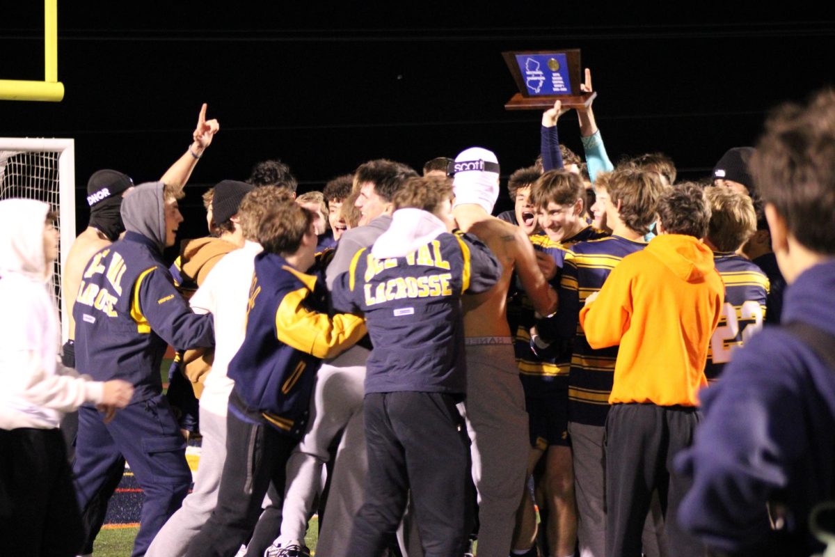 The boys soccer team celebrated its first sectional championship after a hard-fought victory on the turf.