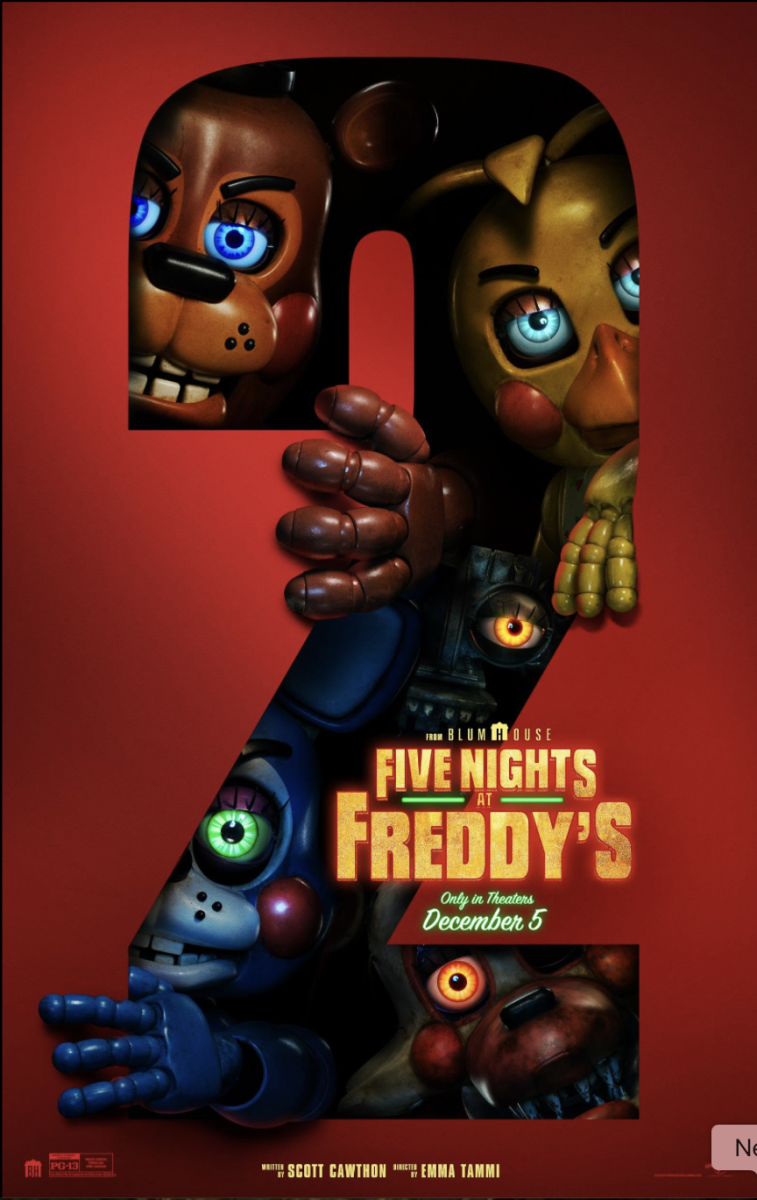 "Five Nights at Freddy's 2" hit theaters on Dec. 5. The public and Del Val students both have expressed various opinions on changes within the movie. (Photo via IMDb)
