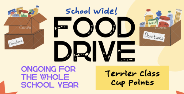 The year-long food drive is new at Del Val this year. The annual Wing Bowl helped to raise funds for local food banks, and that event will return on Jan. 7, 2026. (Image via Amanda Matlee)