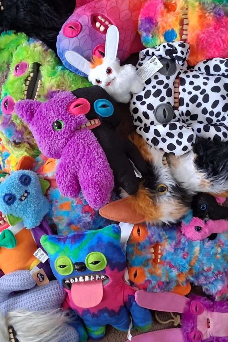 Fugglers together showing the various sizes, patterns and features these creatures carry.