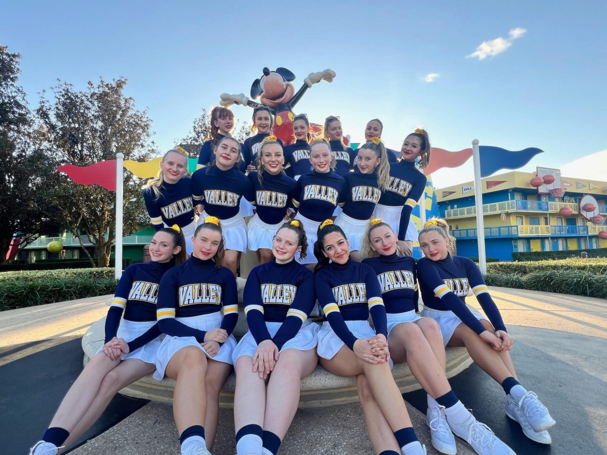Del Val Cheerleading traveled to Orlando, Florida for their national competition. The team finished in 11th place out of 62 groups. (Photo via Delaware Valley Cheerleading on Instagram)