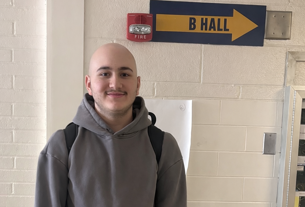 Freshman Hasan Serden comes to school bald on account of the new hair trend. He is proud to join the other students who have also chosen to pursue the fresh look.