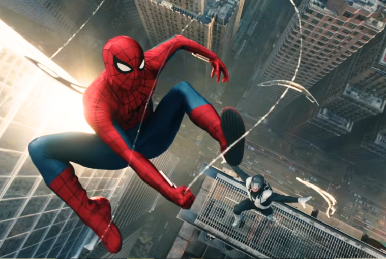 The cover of the ‘Spider-Man: Brand New Day’ trailer, featuring Spider-Man and new villain Boomerang. The film will be the fourth installment with Tom Holland playing Spider-Man (Photo via Sony Pictures).