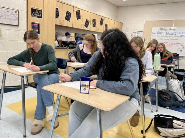Students doodle, read and nap to combat boredom after completing the NJGPA-A in half of the intended time. The instructions provided with this year's new testing platform, Cambium Assessment, caused statewide confusion.