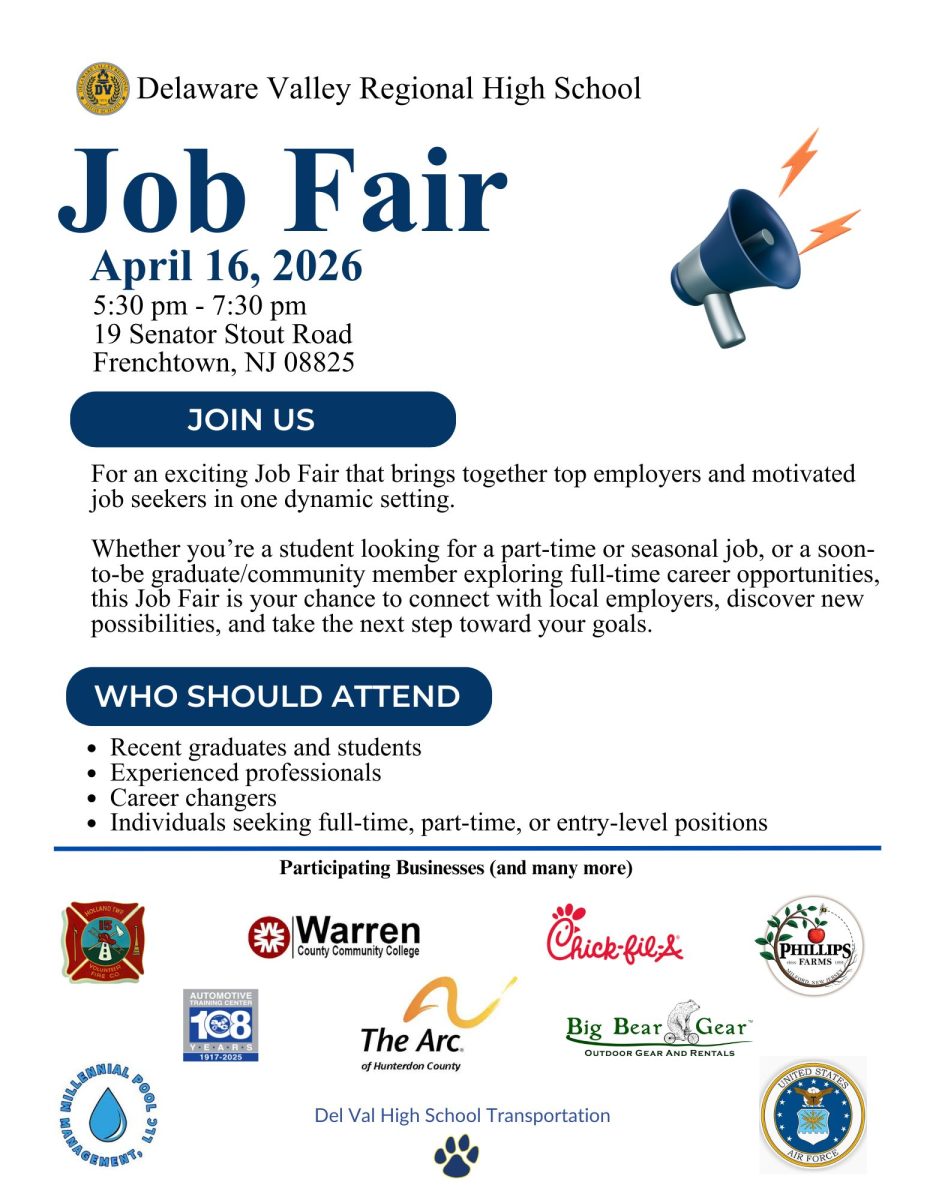 Flyer promoting this year's job fair.