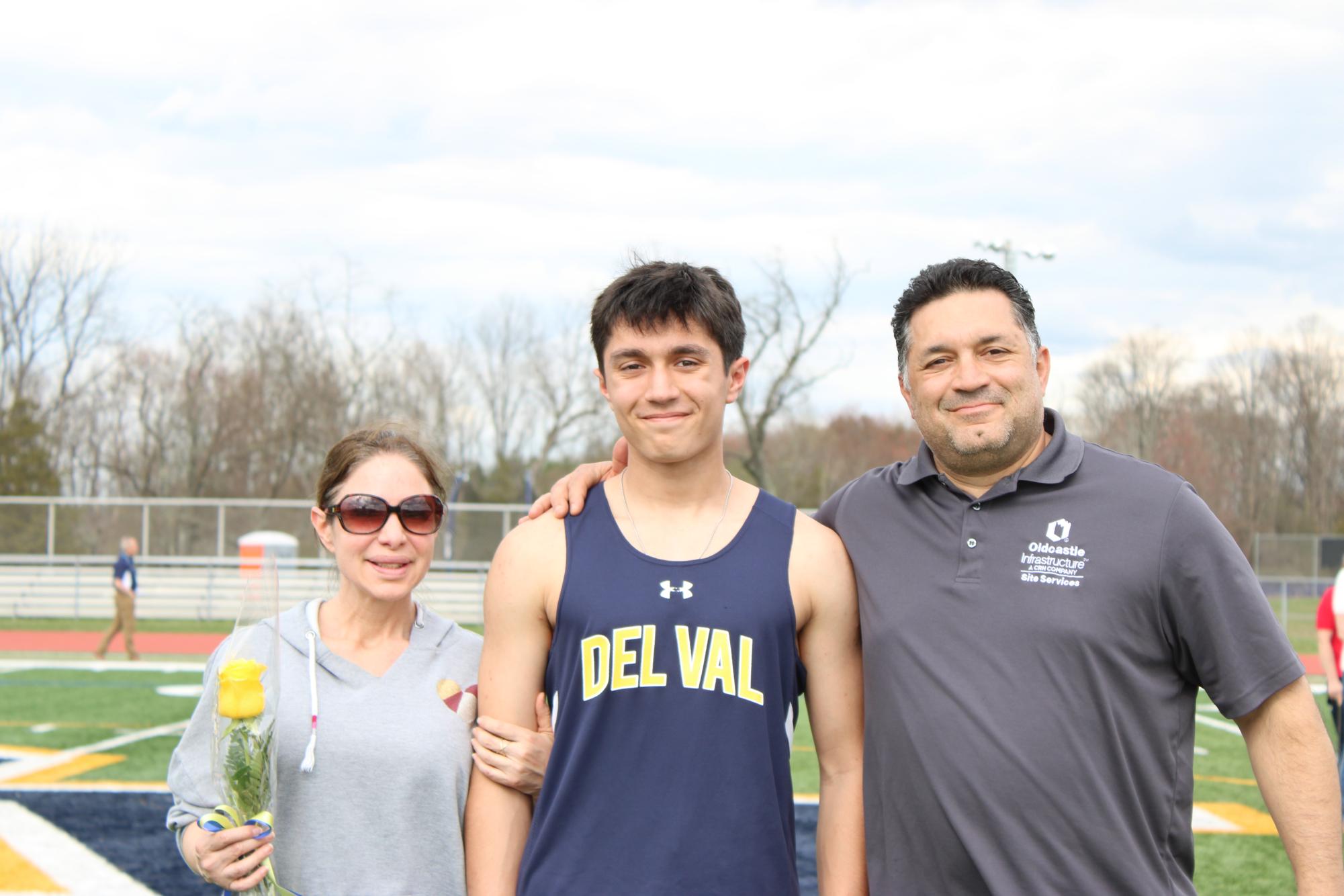 With spring sports kicking off, the track team recognized its senior athletes at its only home meet of the season.