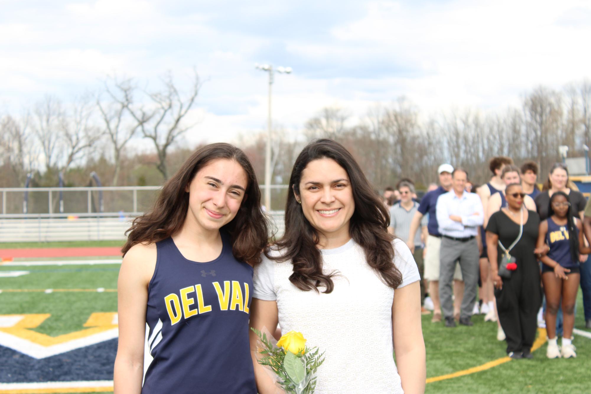 With spring sports kicking off, the track team recognized its senior athletes at its only home meet of the season.