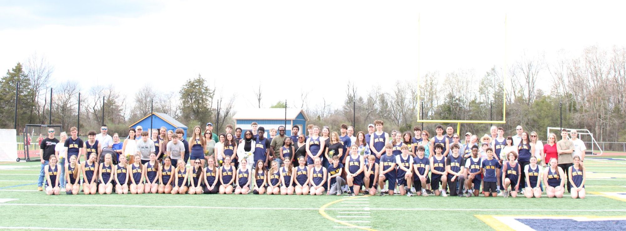 With spring sports kicking off, the track team recognized its senior athletes at its only home meet of the season.