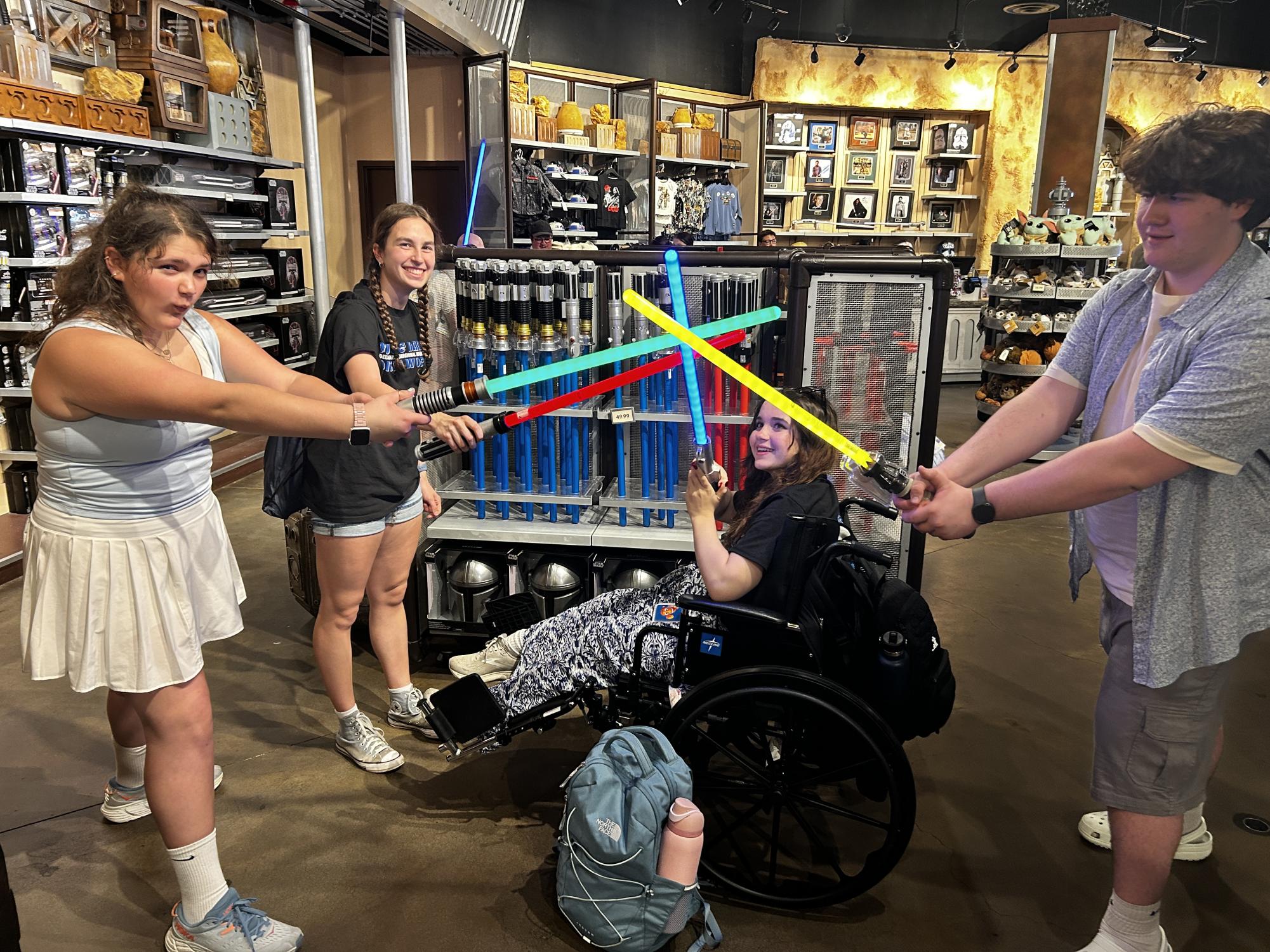 Del Val's performing arts students spent part of their spring break in Orlando, Florida practicing their craft while enjoying Disney's theme parks.