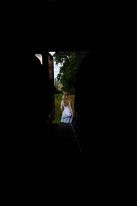 Senior Jordan Zollinger’s award winning entry “Ethereal”. “It’s supposed to represent finding light through the darkness, and kind of feel otherworldly,” Zollinger said. “I was inspired by the lighting in the bus and how it was all dark, and then a glowing doorway.”