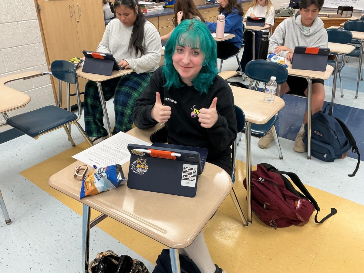 Del Val junior Nikki Schmidt is writing her election speech in hopes of becoming next year’s team captain. Schmidt has been working on debate for almost three years and is hoping the hard work pays off.